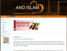 Tablet Screenshot of anoislam.com